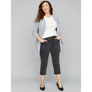 Lane Bryant High Rise Essential Stretch Straight Crop Sizw 28
